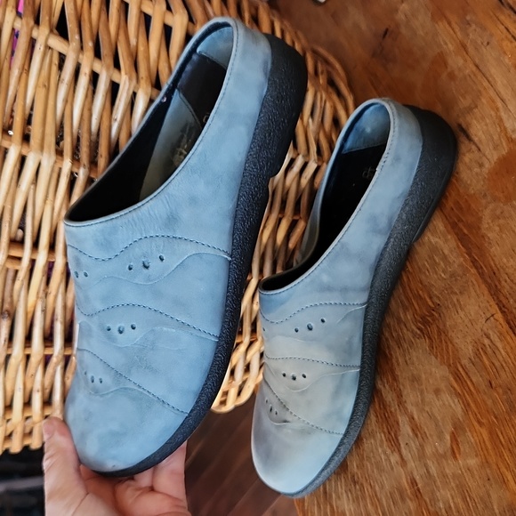 Dansko Light Blue Mule Clogs Size 8.5 - Picture 5 of 12